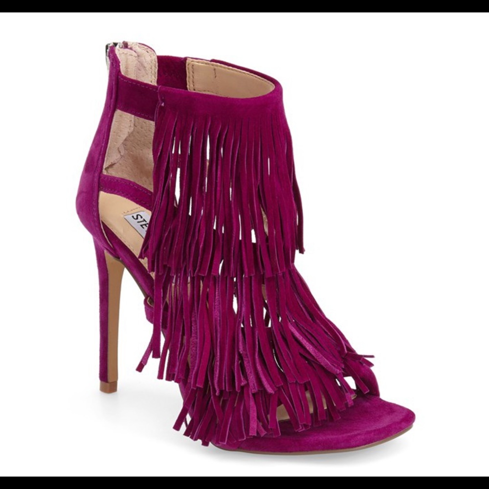 Steve Madden- Suede Frienge Heel